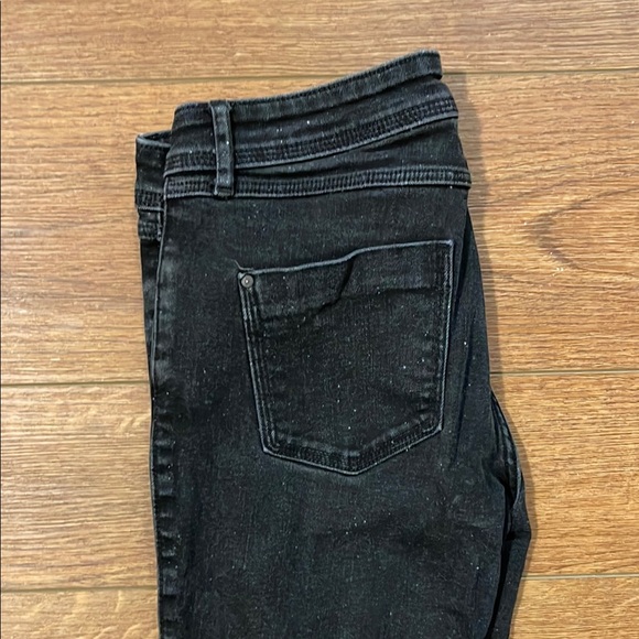 Zara Basic Black Denim Jeans - Picture 6 of 6